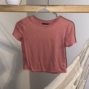 Dusty pink crop top